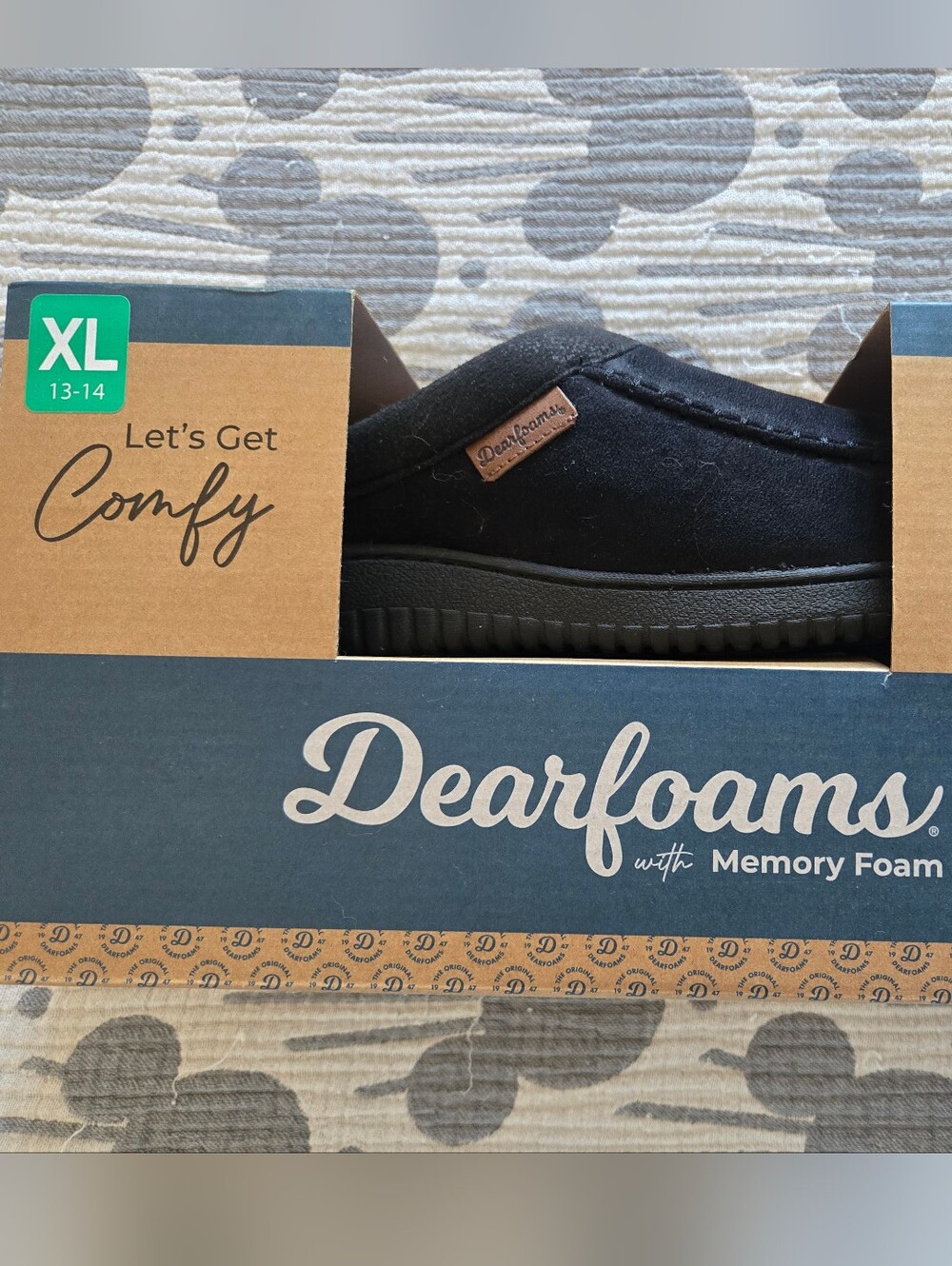Men's Dearfoams Slippers Size XL (13-14)